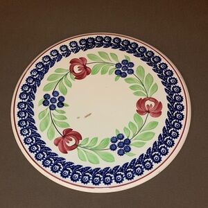 Societe Ceramique Maestricht of Holland
vintage cake plate or cheese platter